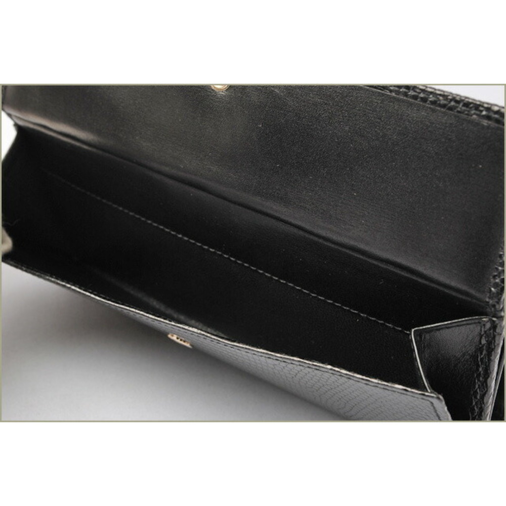 Gucci Wallet Double Hook Python Black - image 7